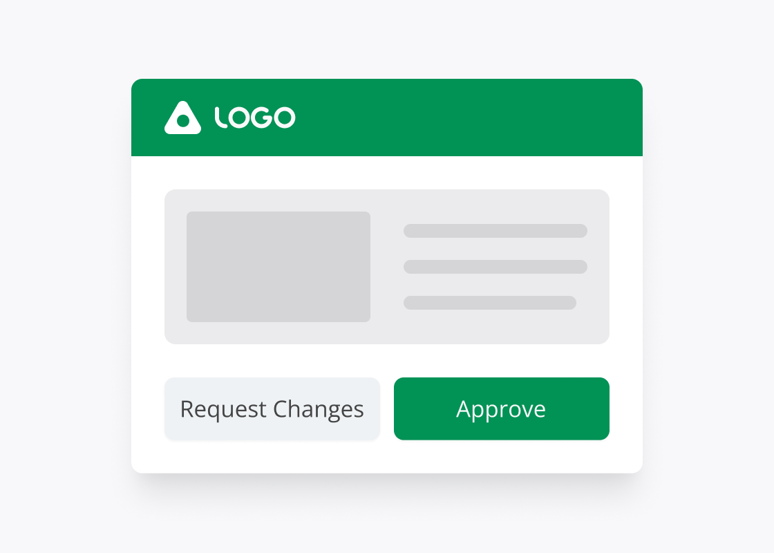Visual identity customization showing logo upload and color palette selection